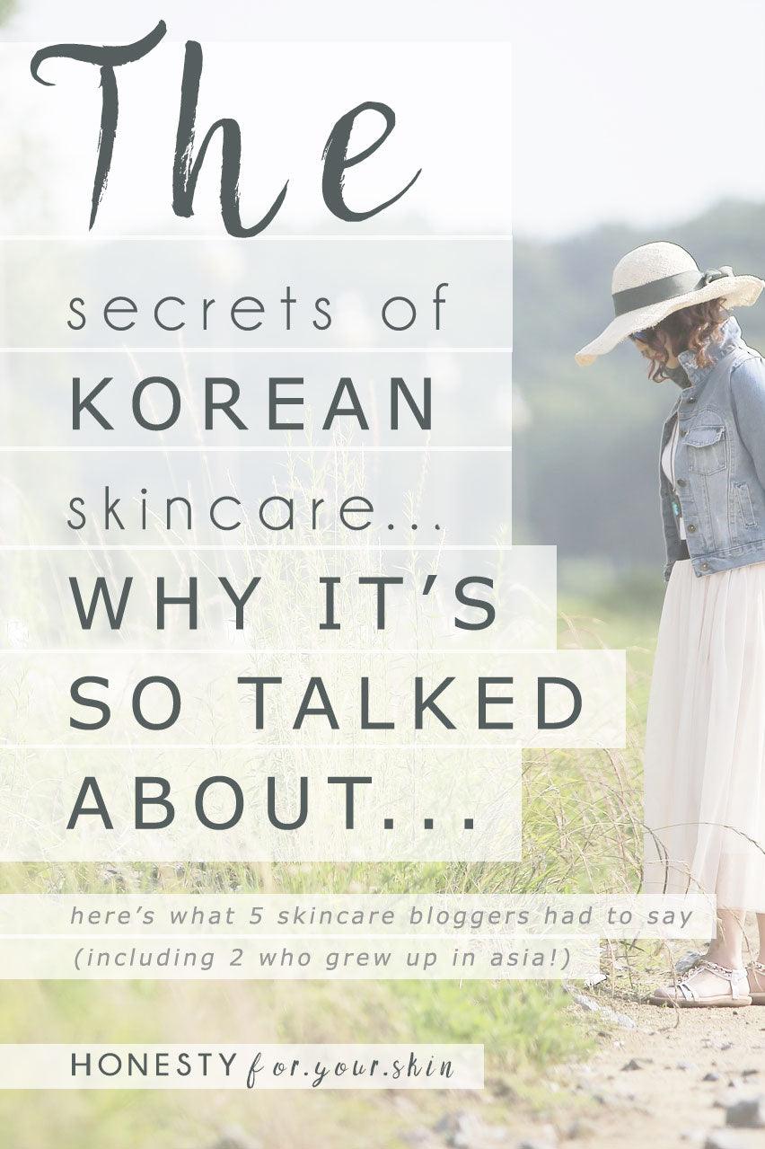 I segreti della cura della pelle coreana... Perché se ne parla così?