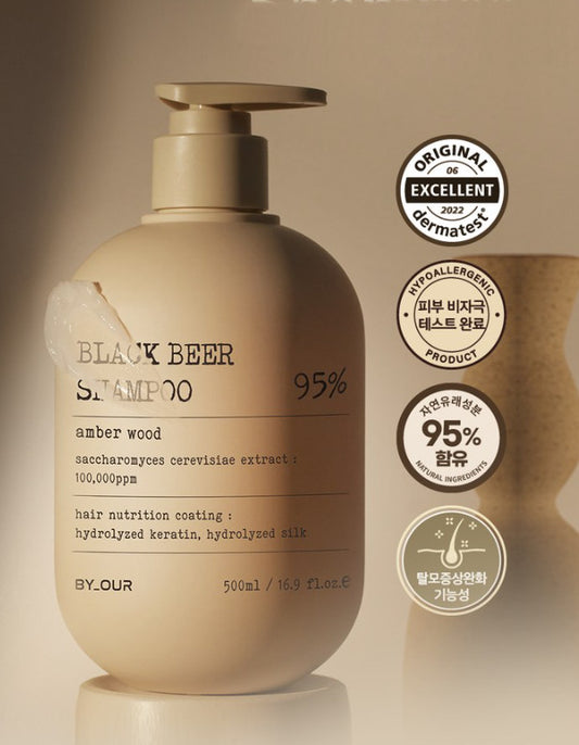 By_our Black Beer East Shampoo Amber Wood 500ml