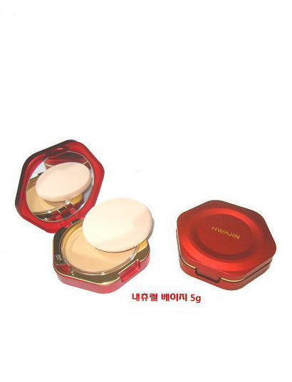 Hwajin Compact Foundation Beige Nádúrtha 5G