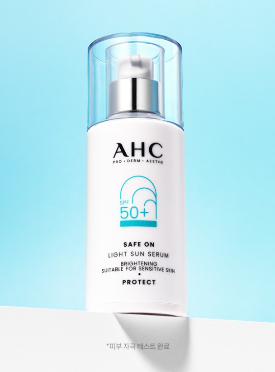 AHC Safe On Light Sun Serum SPF 50+ PA++++ 40ml