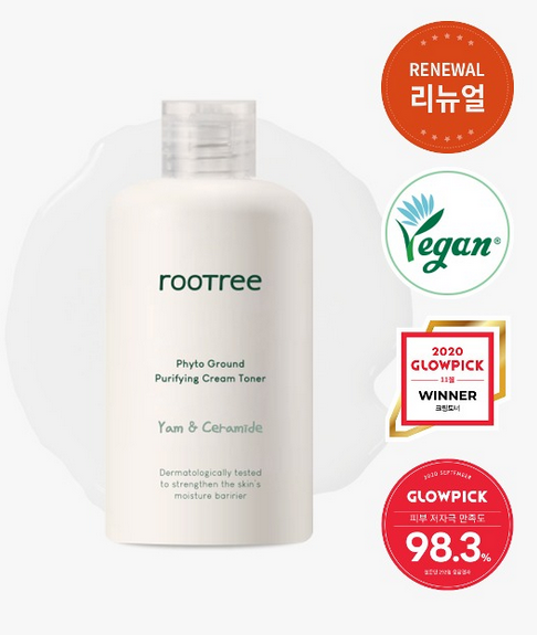 rootree Phyto Ground Purifying Cream Toner 200ml