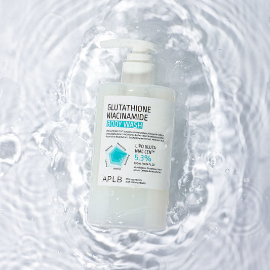 Aplb glutathione niacinamide body wash 300 ml