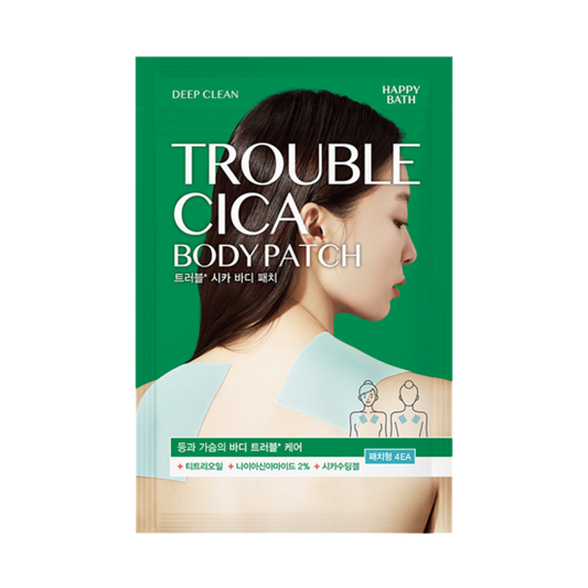 HappyBath Deep Clean Trouble Cica Body Patch 4st