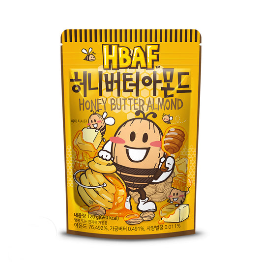 Hbaf Honey Butter Almond 120g*3EA