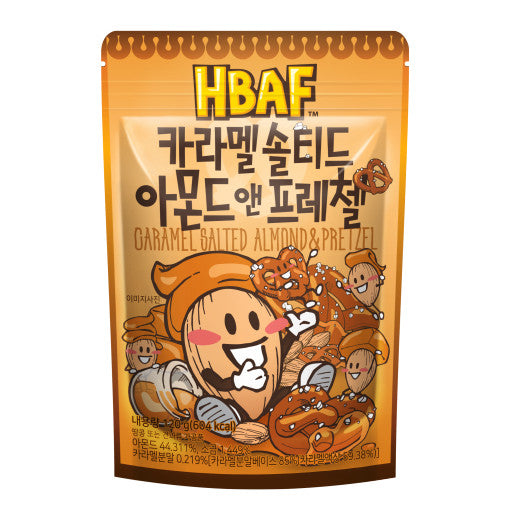 HBAF -karamell saltad mandel & pretzel 120g*3ea