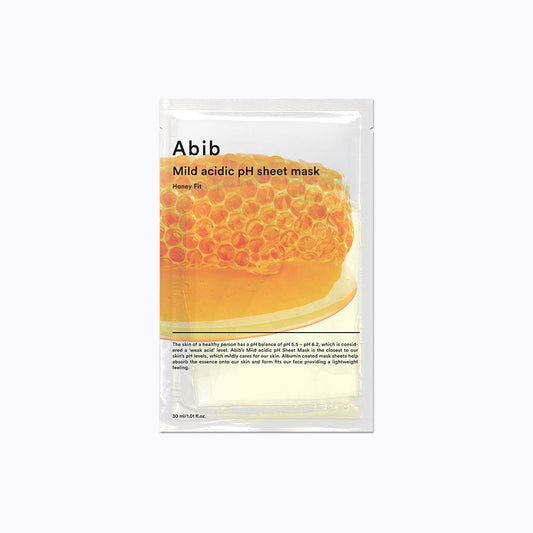 Abib हल्के अम्लीय पीएच शीट मास्क शहद फिट 30ml*10sheets