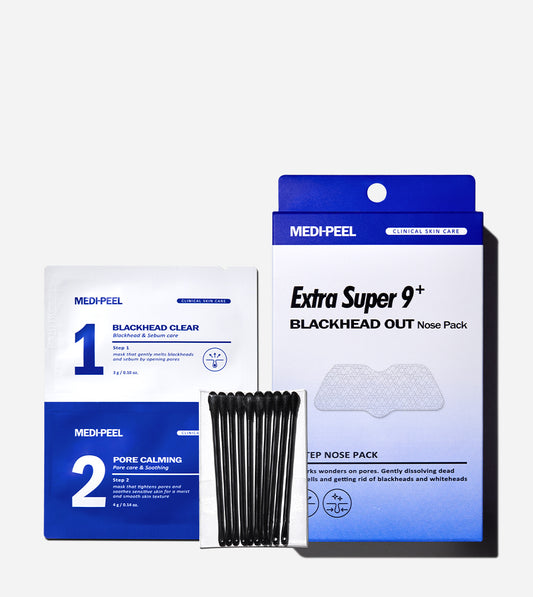 Medi-Peel Super Super 9+ Pacáiste Srón Blackhead Amach 8 Bileoga 8 Bileog