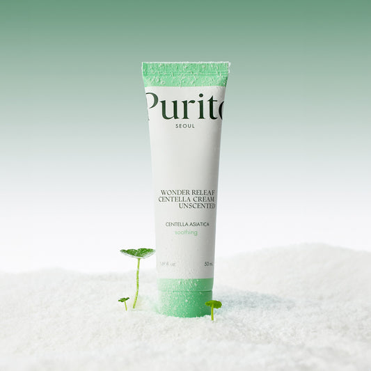 Purito Wonder Releaf Centella -kerma, joka on hajustettu 50 ml