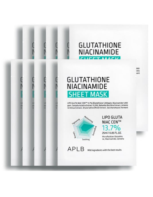 APLB Glutatyon Niacinamid Sac Maskesi 25ml*10 Pack