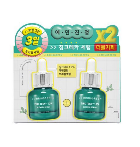 Tabhair Green Limited Edition Sinc Teca 1.2% serum blemish 25ml+athlíonadh 25ml+pacáiste masc 1