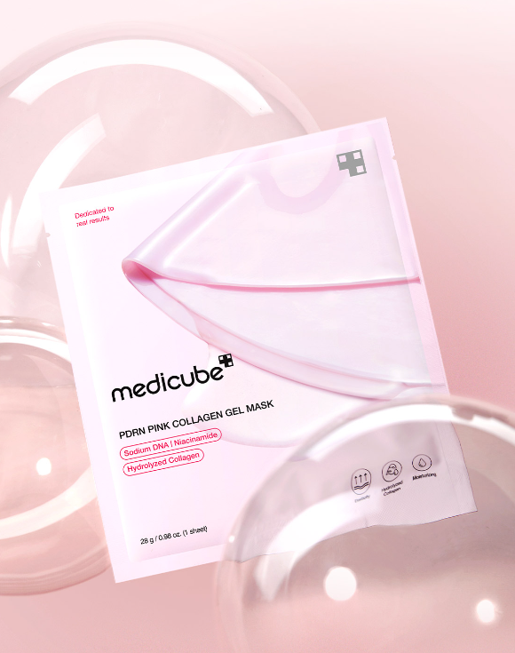 Medicube Pdrn Pink Collagen Gel Mask 28g*4 Pack