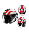 HJC I31 SUN VISOR OPEN FACE HELMET TEVIS MC1SF