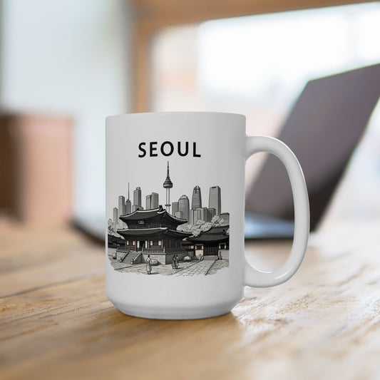 Mug Ceirmeach Seoul, (11oz, 15oz)