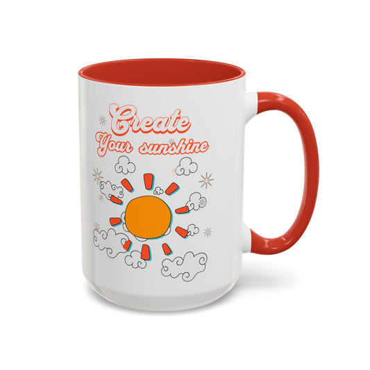 Cruthaigh Mug Caife Accent Sunshine (11, 15oz)