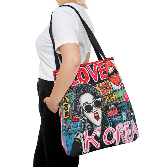 Jeg elsker Korea Tote Bag (AOP)