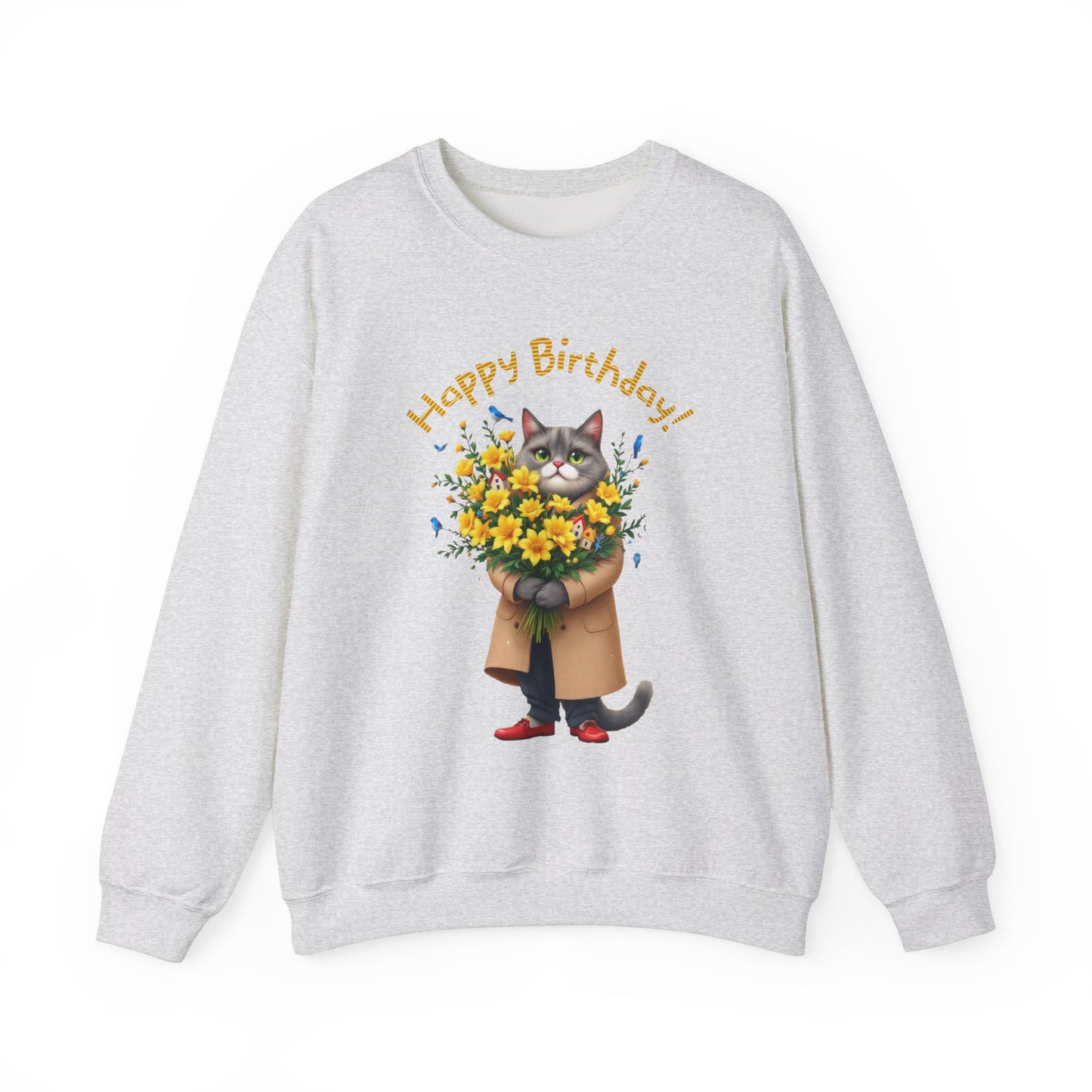 Gefeliciteerd! Unisex Heavy Blend ™ Crewneck Sweatshirt - EmpressKorea