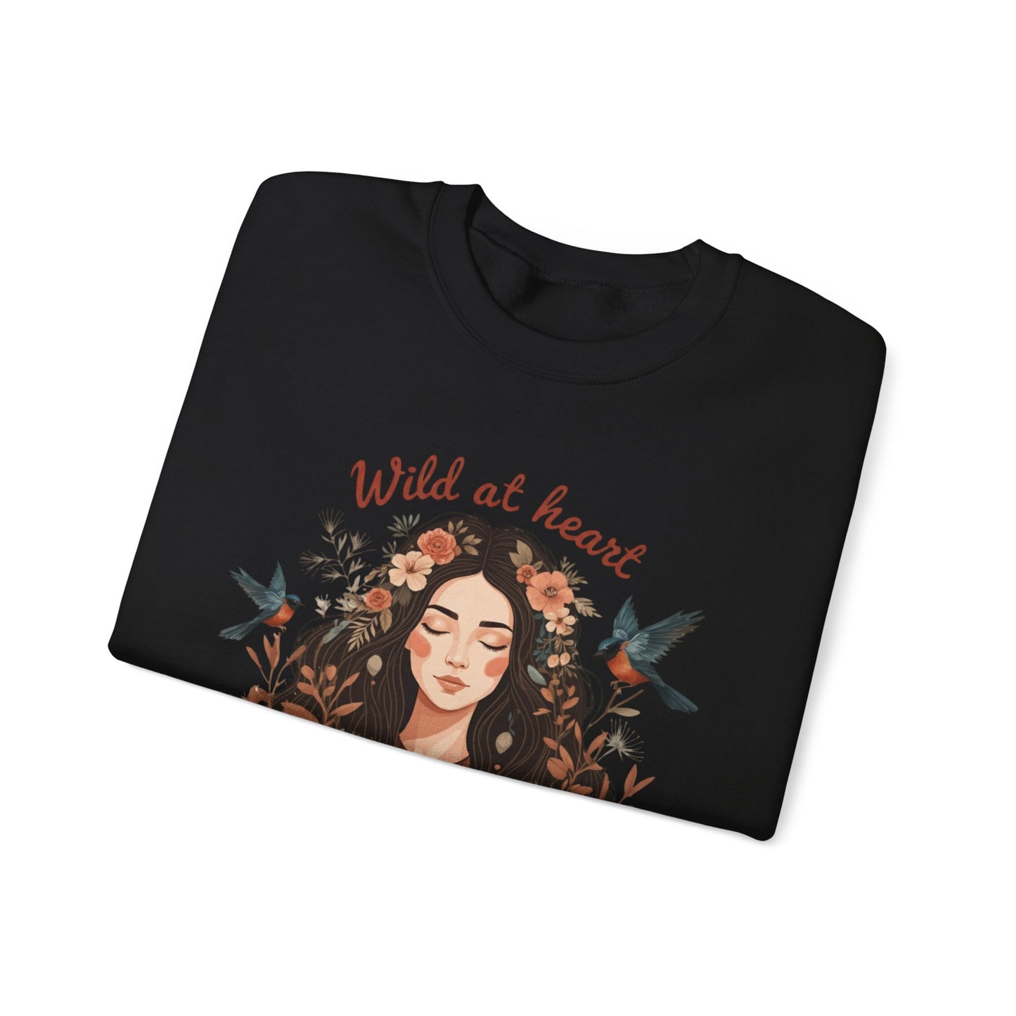 Wild at Heart Unisex Heavy Blend ™ CrewNeck Sweatshirt - EmpressKorea