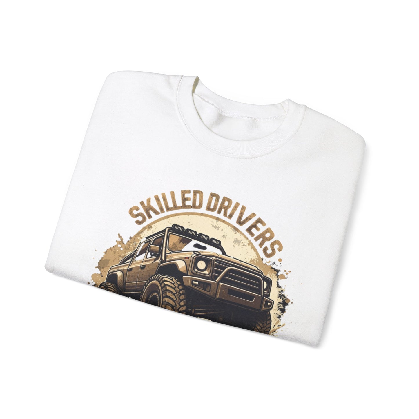 Driver qualificado unissex Heavy Blend ™ Crewneck Sweetshirt - EmpressKorea