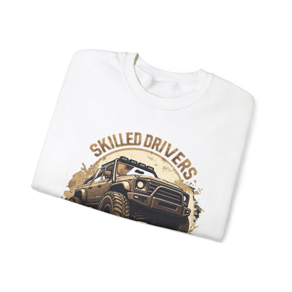 Skilled driver Unisex Heavy Blend™ Crewneck Sweatshirt - EmpressKorea