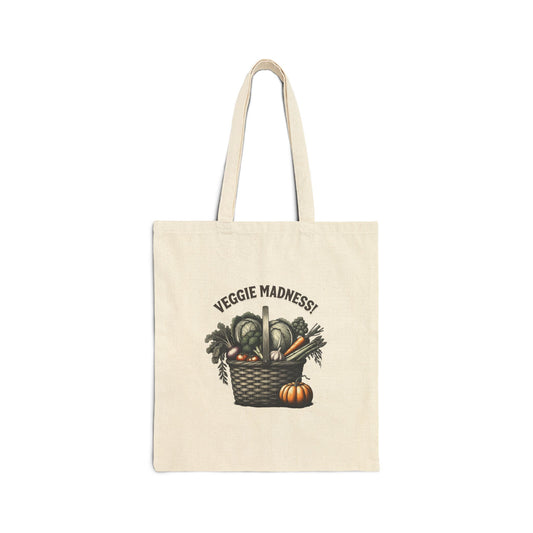 Mála Tote Canbhás Cotton Madness Veggie