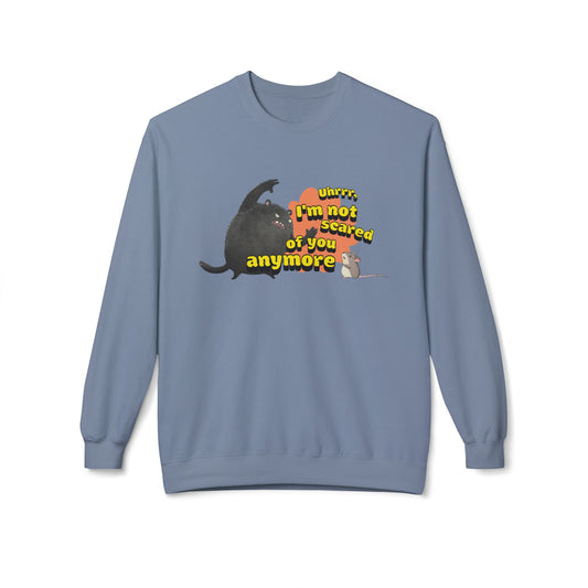 Jag är inte rädd för dig längre unisex midweight softstyle fleece crewneck sweatshirt