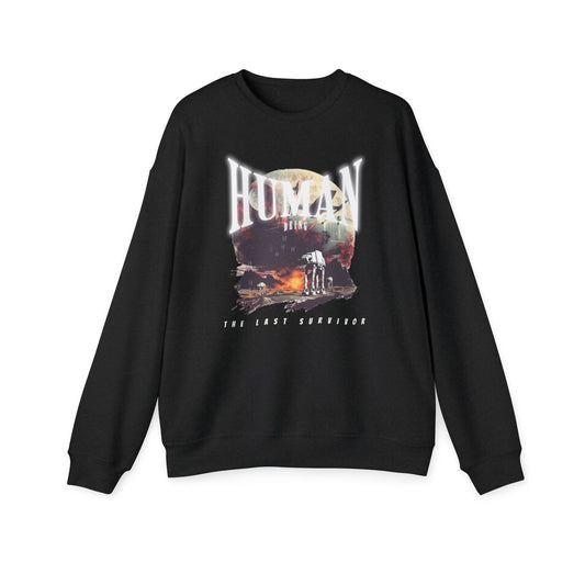 Survivor Unisex Drop Omuz Sweatshirt - EmpressKorea