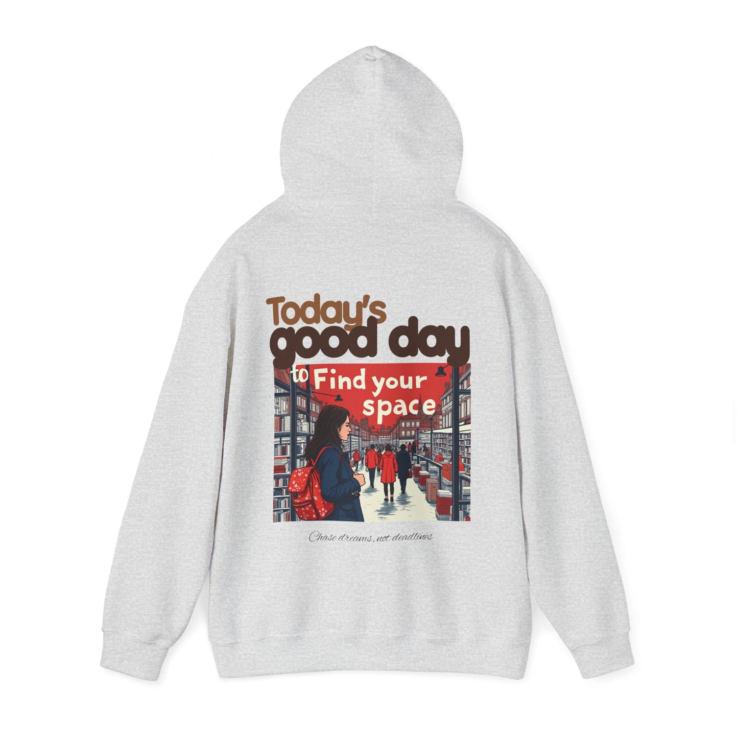 Vandaag de goede dag unisex Heavy Blend ™ sweatshirt met capuchon - EmpressKorea