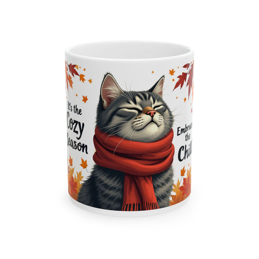 Glacadh leis an mug ceirmeach fuaraithe, (11oz, 15oz) - EmpressKorea