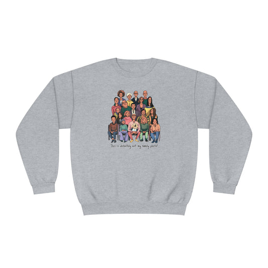 Definitivt ikke familiefoto Unisex Nublend® CrewNeck Sweatshirt