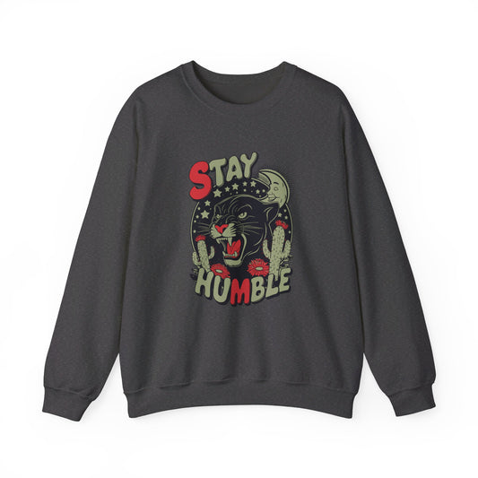 كن متواضعًا للجنسين من نوع Heavy Blend™ Crewneck