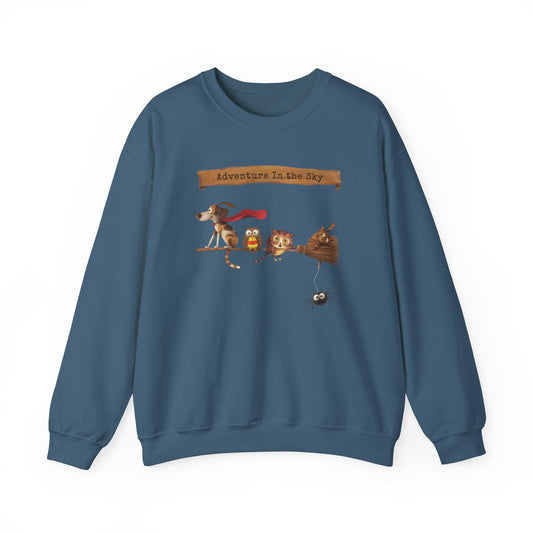 Adventure in the Sky unisex Heavy Blend ™ Crewneck - EmpressKorea