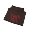 سويت شيرت بغطاء رأس من Faith over Fear للجنسين Heavy Blend™ - EmpressKorea