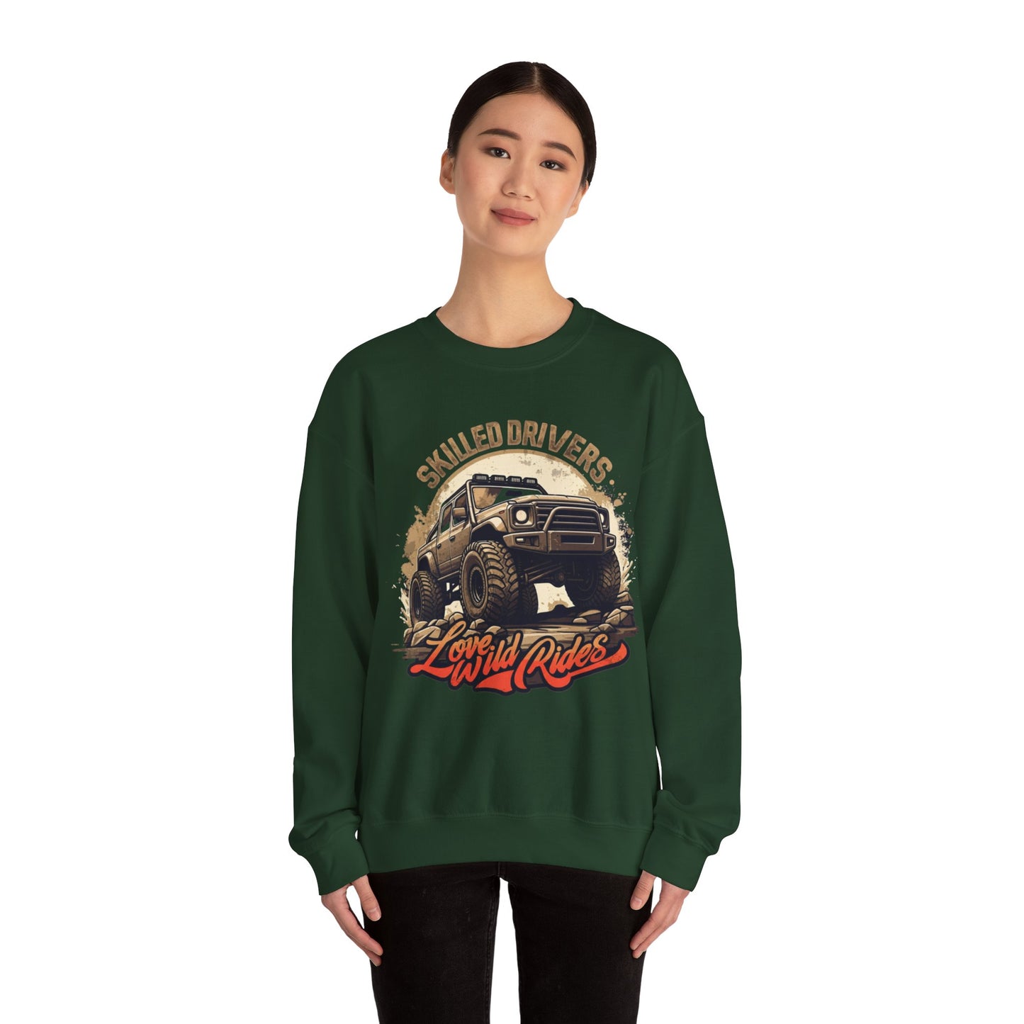 Yetenekli sürücü unisex heavy blend ™ Crewneck sweatshirt - EmpressKorea