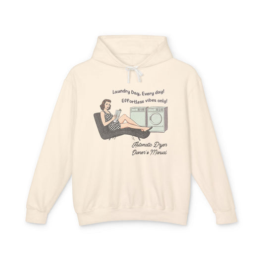 Mühelose Stimmung nur unisex leichtes Kapuzen -Sweatshirt