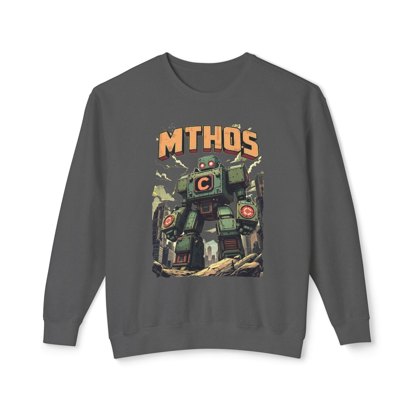 Mthos Unisex Lightweight Crewneck Sweatshirt - EmpressKorea