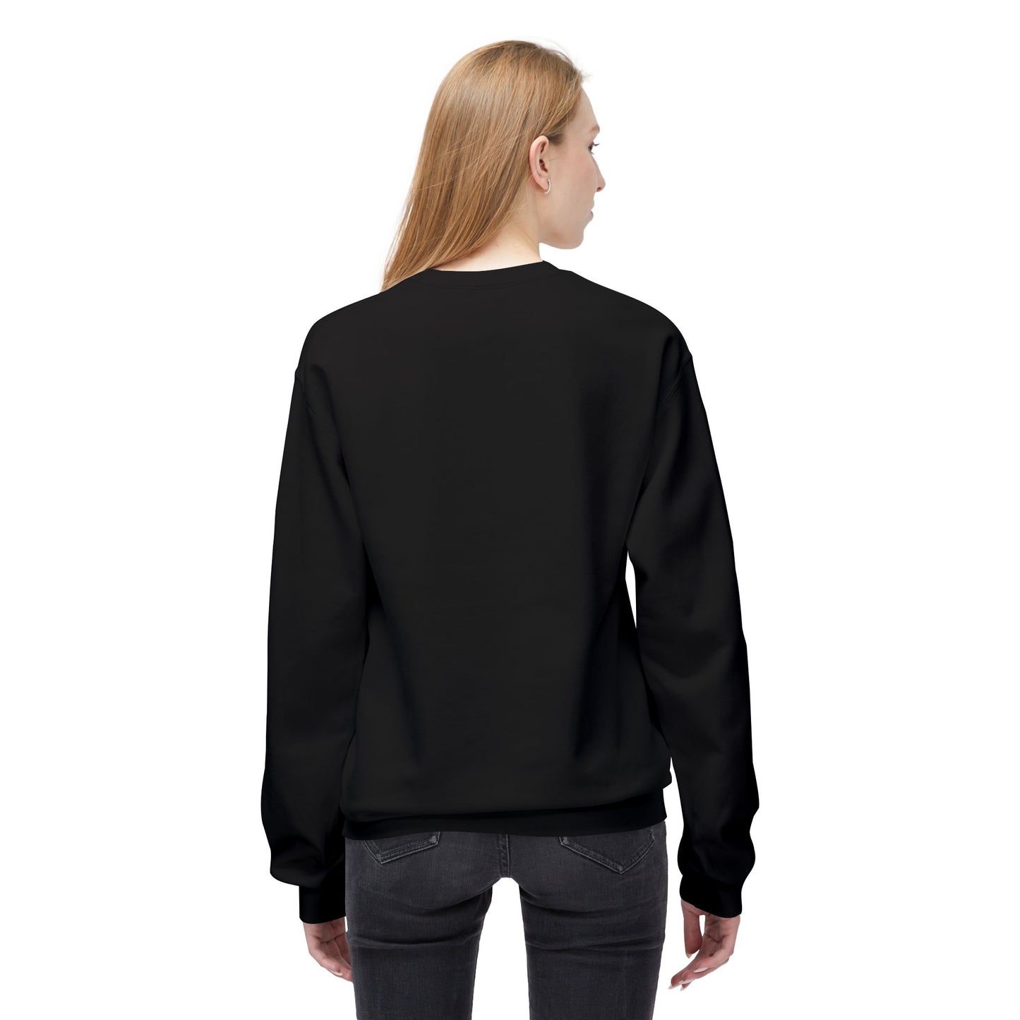 Gece boyunca yanık unisex orta ağırlıklı softstyle poleece Crewneck Sweatshirt - EmpressKorea