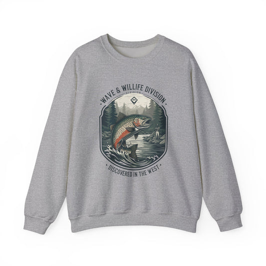 Ontdekt in de West Unisex Heavy Blend ™ Crewneck Sweatshirt - EmpressKorea