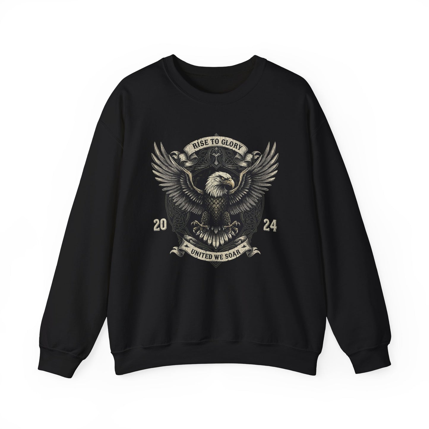 Rise to Glory2 Unissex Heavy Blend ™ Crewneck Sweetshirt - EmpressKorea