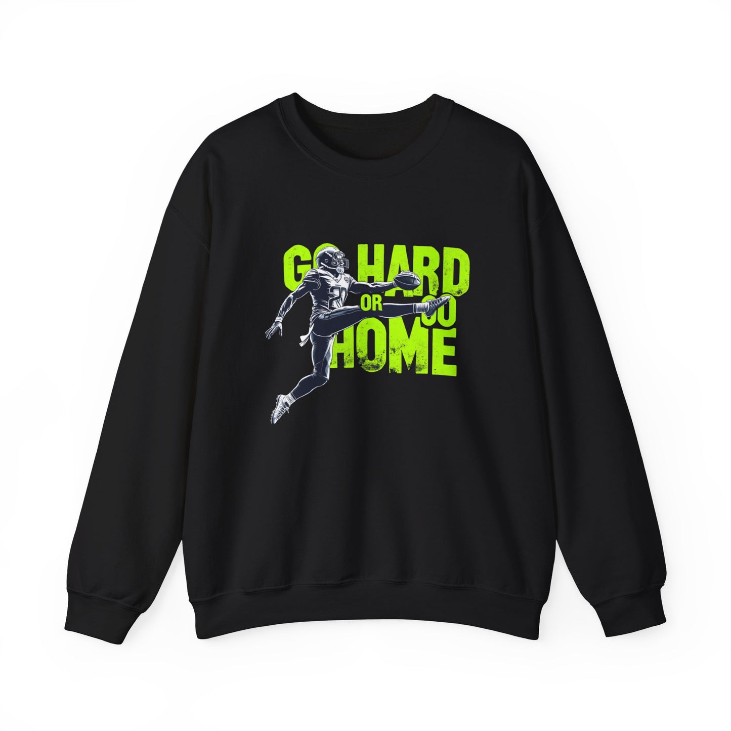 Ga hard of ga naar huis unisex Heavy Blend ™ Crewneck sweatshirt - EmpressKorea