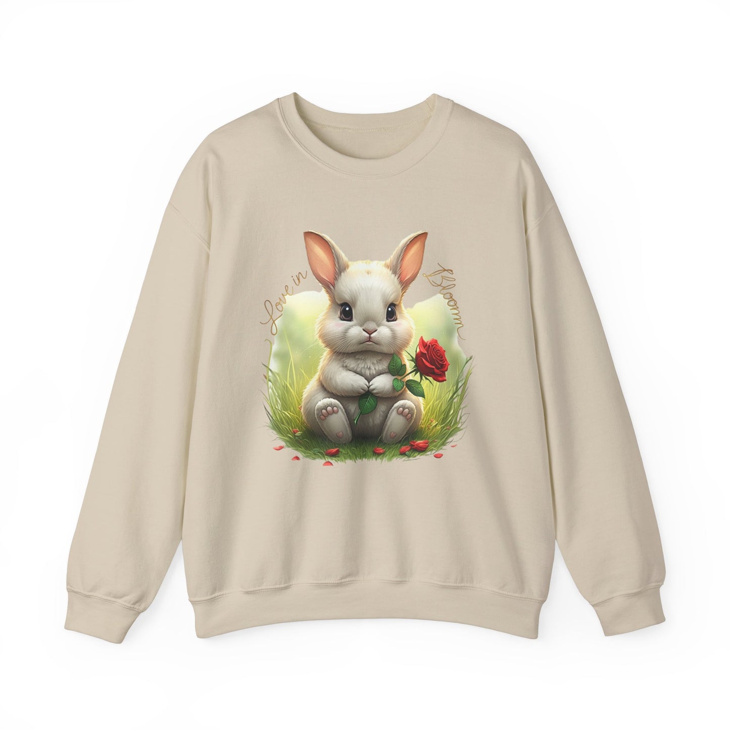 Kjærlighet i Bloom Unisex Heavy Blend ™ CrewNeck Sweatshirt - EmpressKorea