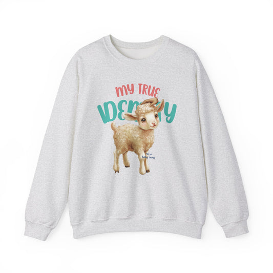 Jeg er en Baby Lamb Unisex Heavy Blend ™ CrewNeck Sweatshirt