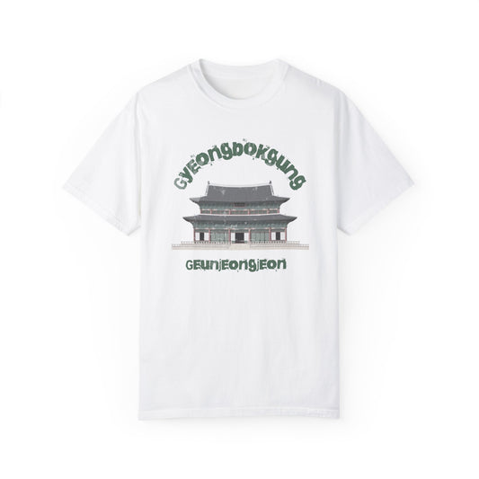 Gyeongbokgung Geunjeongjeonjeon unisex kleding met kledingstukken