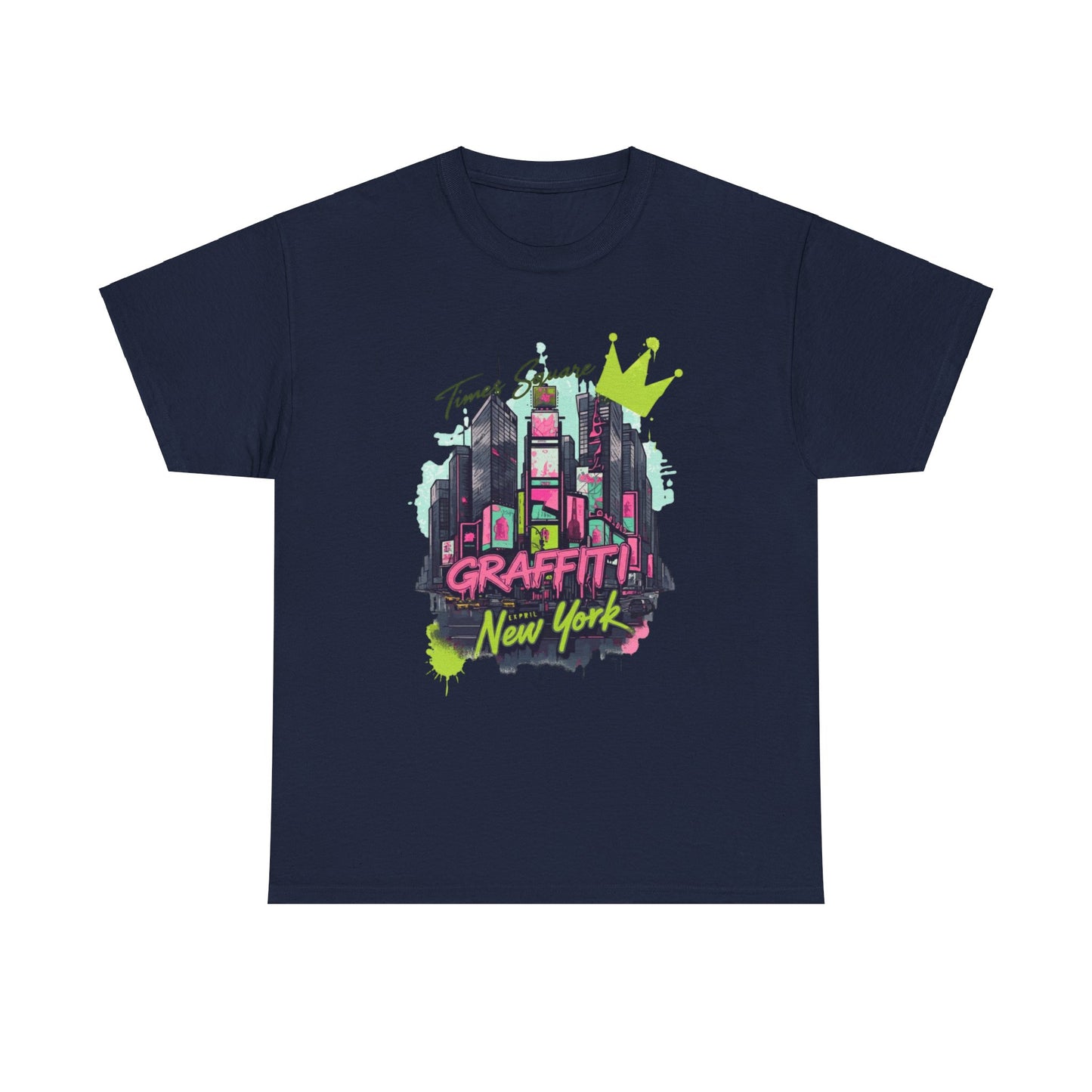 Graffiti New York unisex un t -cotone pesante - EmpressKorea