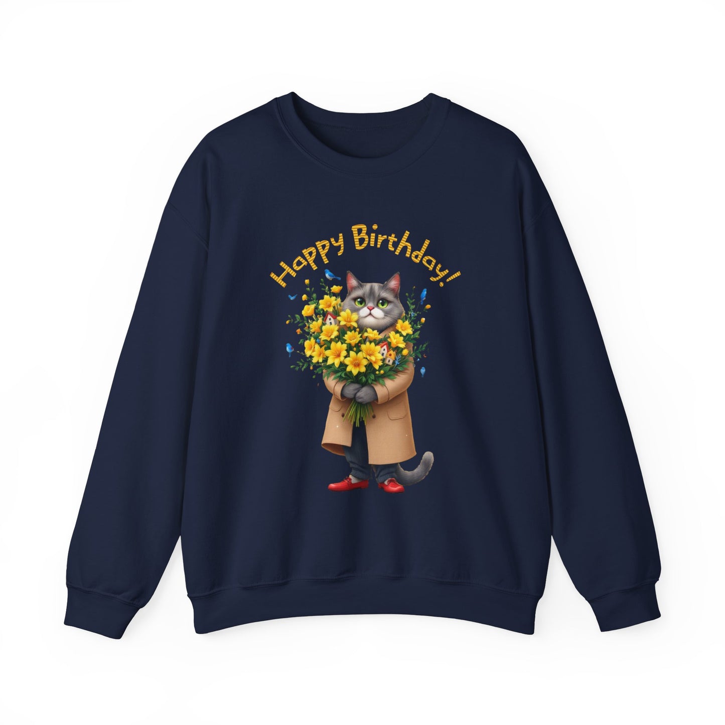 Gefeliciteerd! Unisex Heavy Blend ™ Crewneck Sweatshirt - EmpressKorea