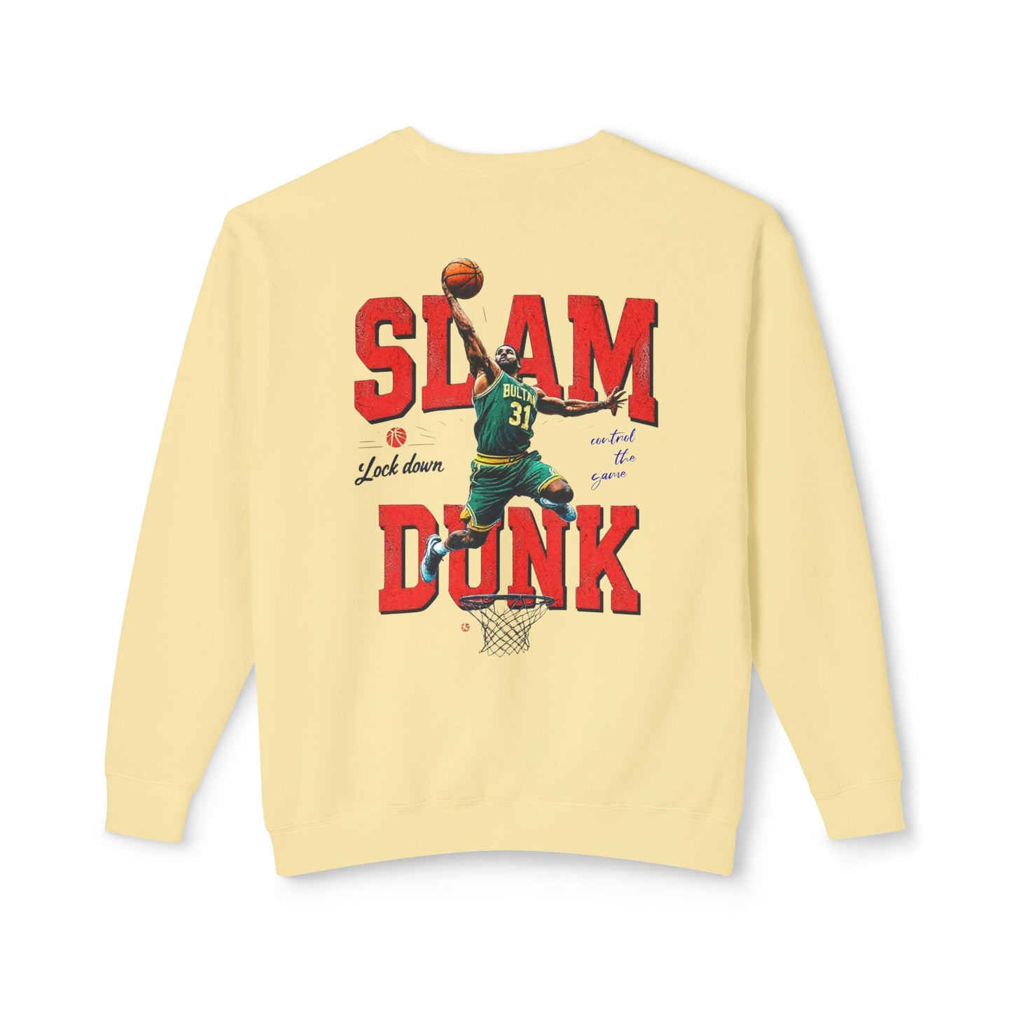 Slam Dunk Unisex Lightweight CrewNeck Sweatshirt - EmpressKorea