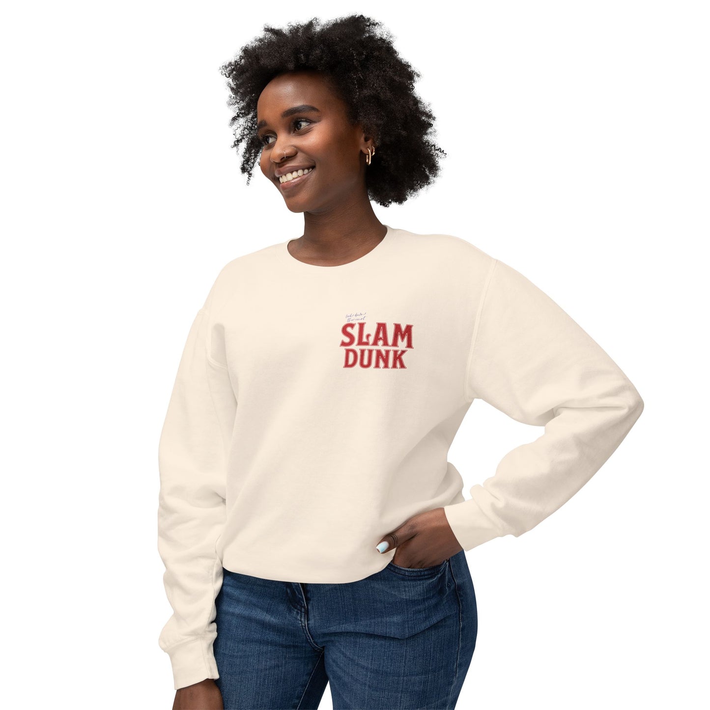 Slam dunk unisex lichtgewicht crewneck sweatshirt - EmpressKorea