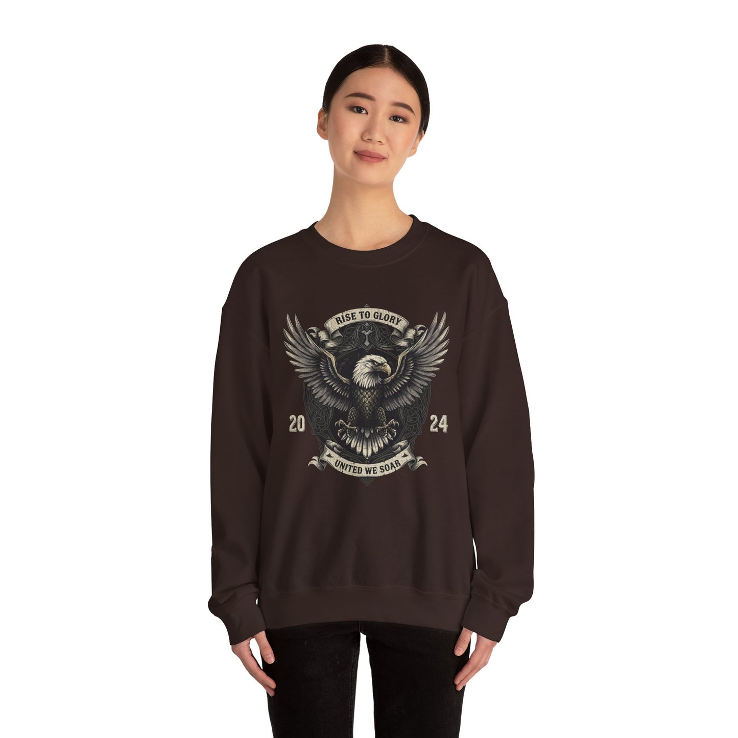 Встать до Glory2 Unisex Heavy Blend ™ ErtieNeck Woth -Chine - EmpressKorea