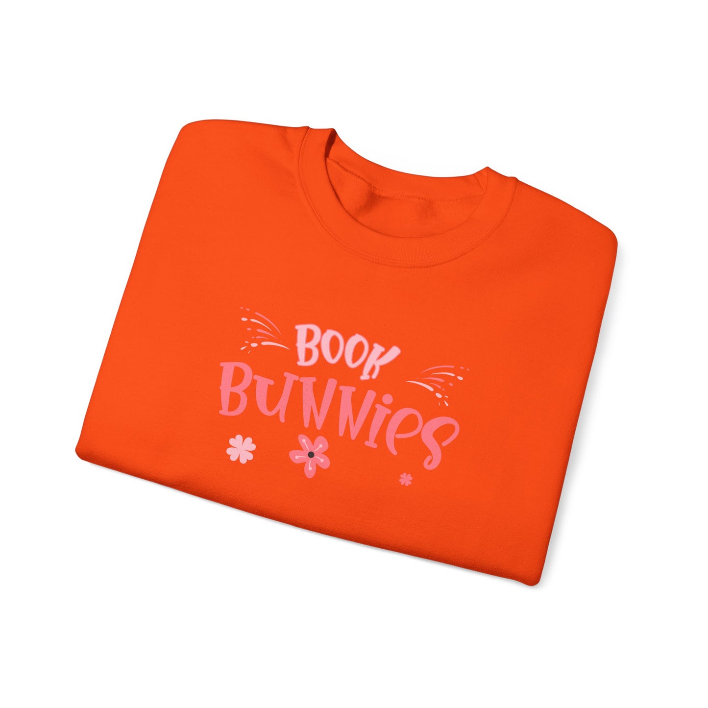 Livro Bunnies unissex Heavy Blend ™ Crewneck Sweetshirt - EmpressKorea