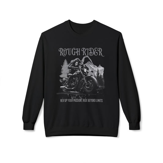 Rough Rider Unisex orta ağırlıklı yumuşakstyle polar mürettebat sweatshirt