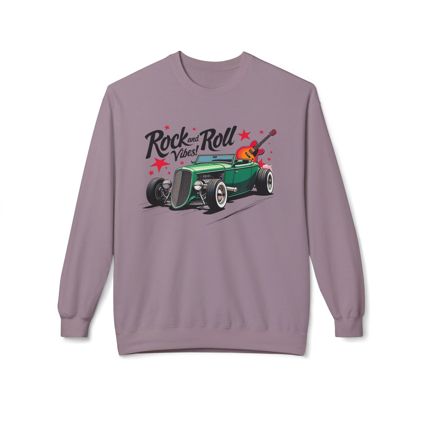 Rock & Roll Vibes Unisex im Mittelgewicht Softstyle Fleece Crewneck Sweatshirt - EmpressKorea